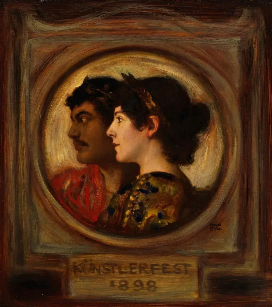 Maalaus Franz ja Mary Stuck - Franz von Stuck | Taidetuloste