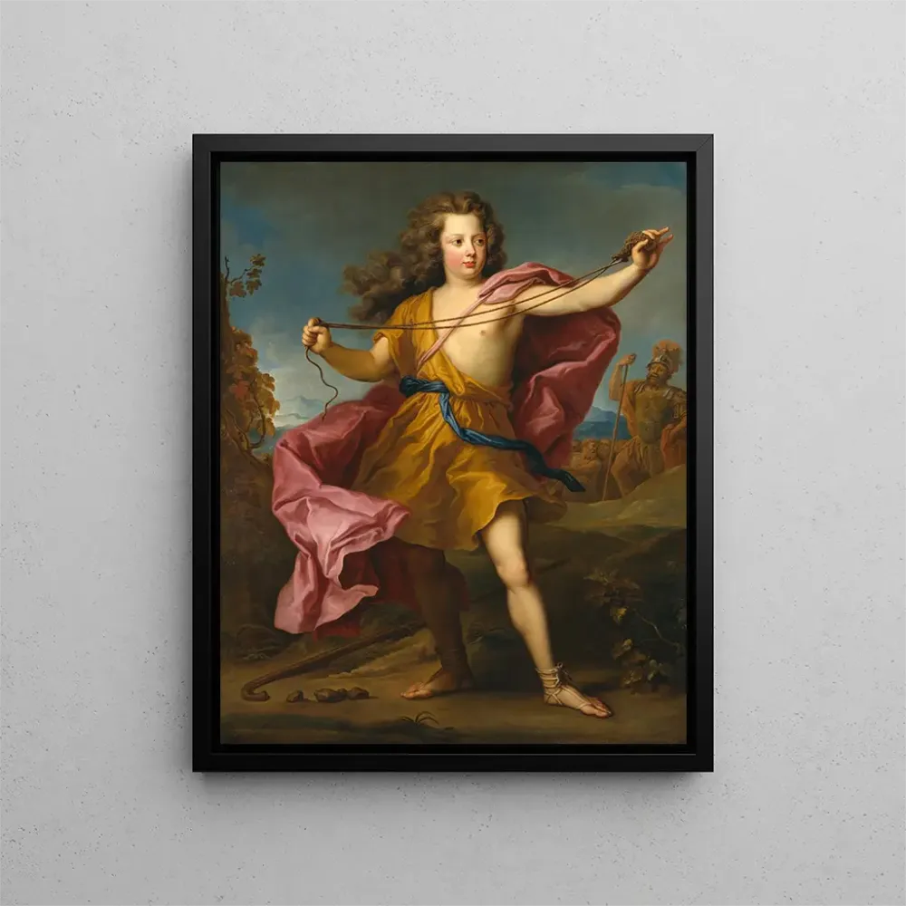 Maalaus Frédéric-Guillaume Ier 1688-1740 Preussin kuningas - Adolf Ulrik Wertmüller