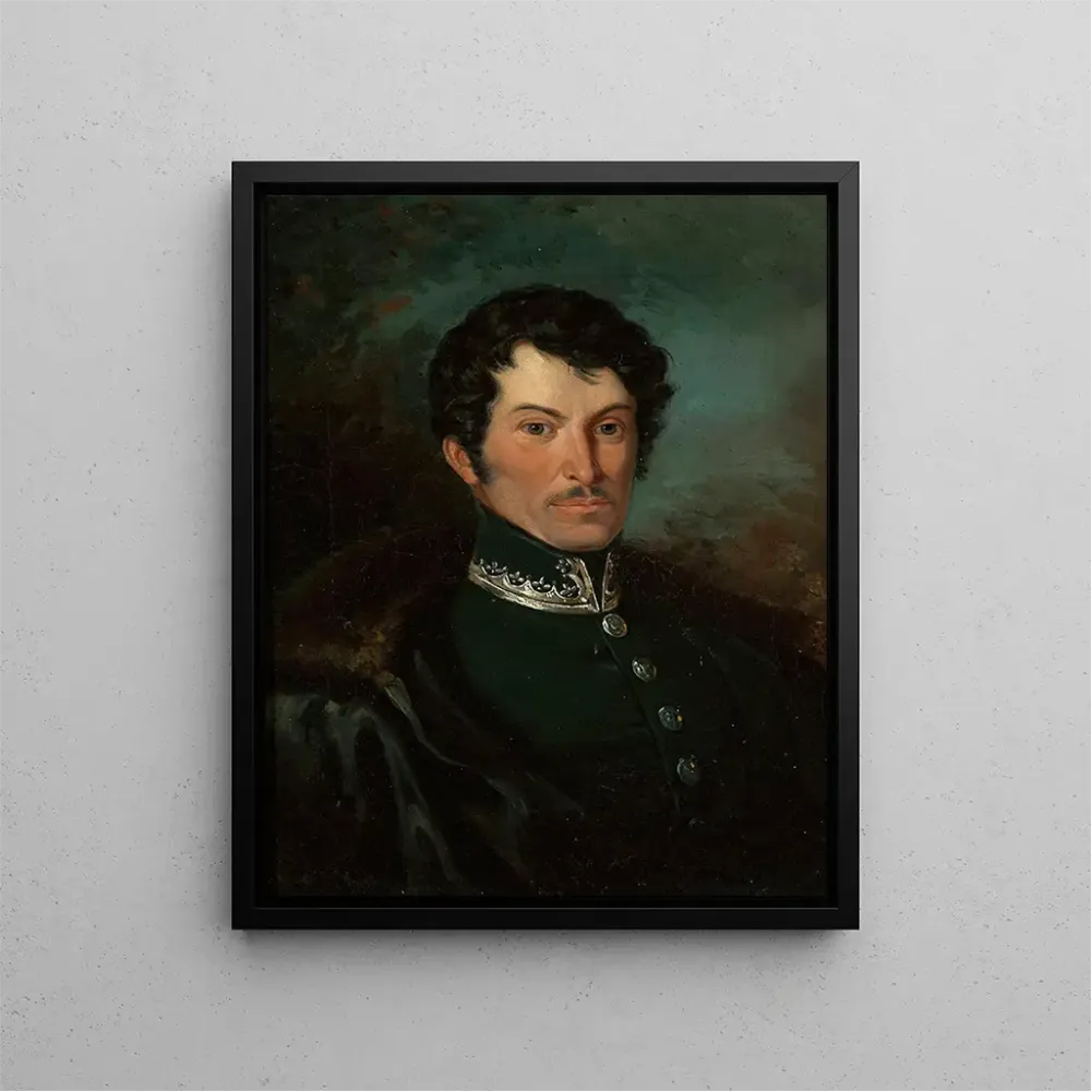 Maalaus Friedrich Christoph Dietrichin muotokuvasta - Aleksander Ludwik Molinari | Taidetuloste