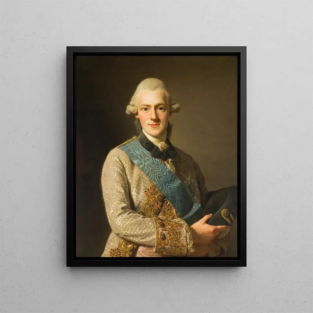 Maalaus Frère du duc Frédéric-Adolphe Gustave III - Alexander Roslin | Taidetuloste