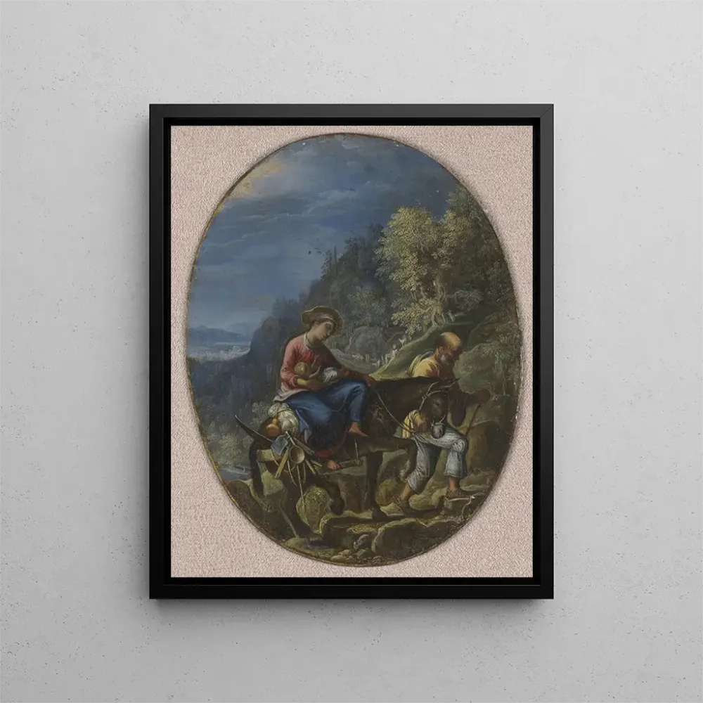 Maalaus La Fuite en Égypte - Adam Elsheimer | Taidetuloste