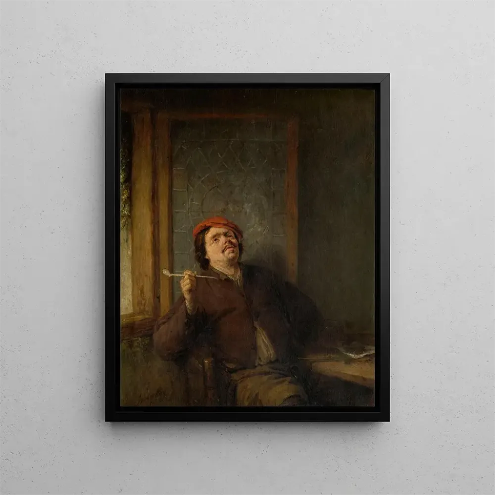 Maalaus Le fumeur - Adriaen van Ostade | Taidetuloste