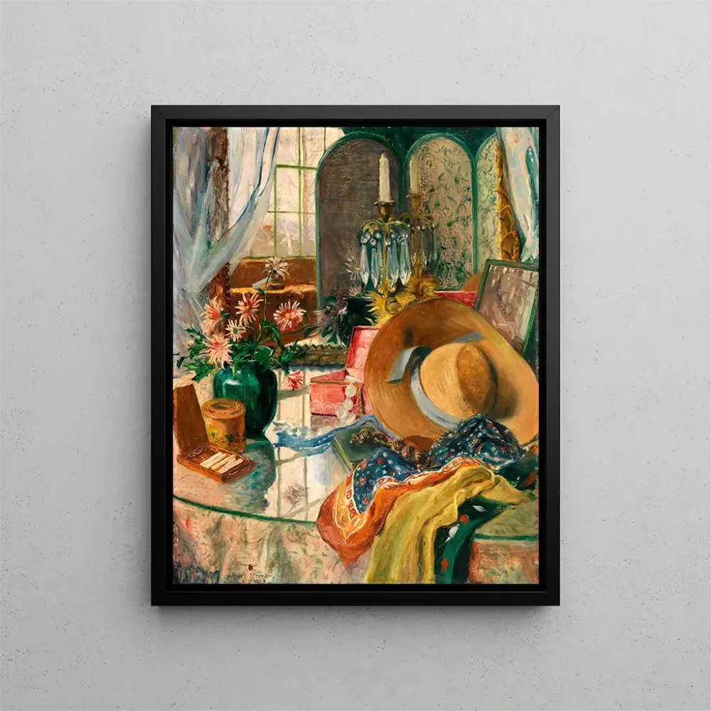 Maalaus Furbelows - Albert Sterner | Taidetuloste