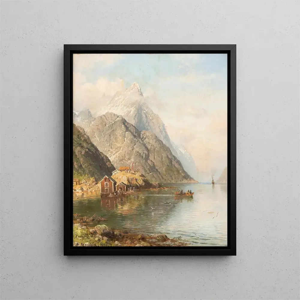 Maalaus Geirangerfjord - Anders Askevold | Taidetuloste
