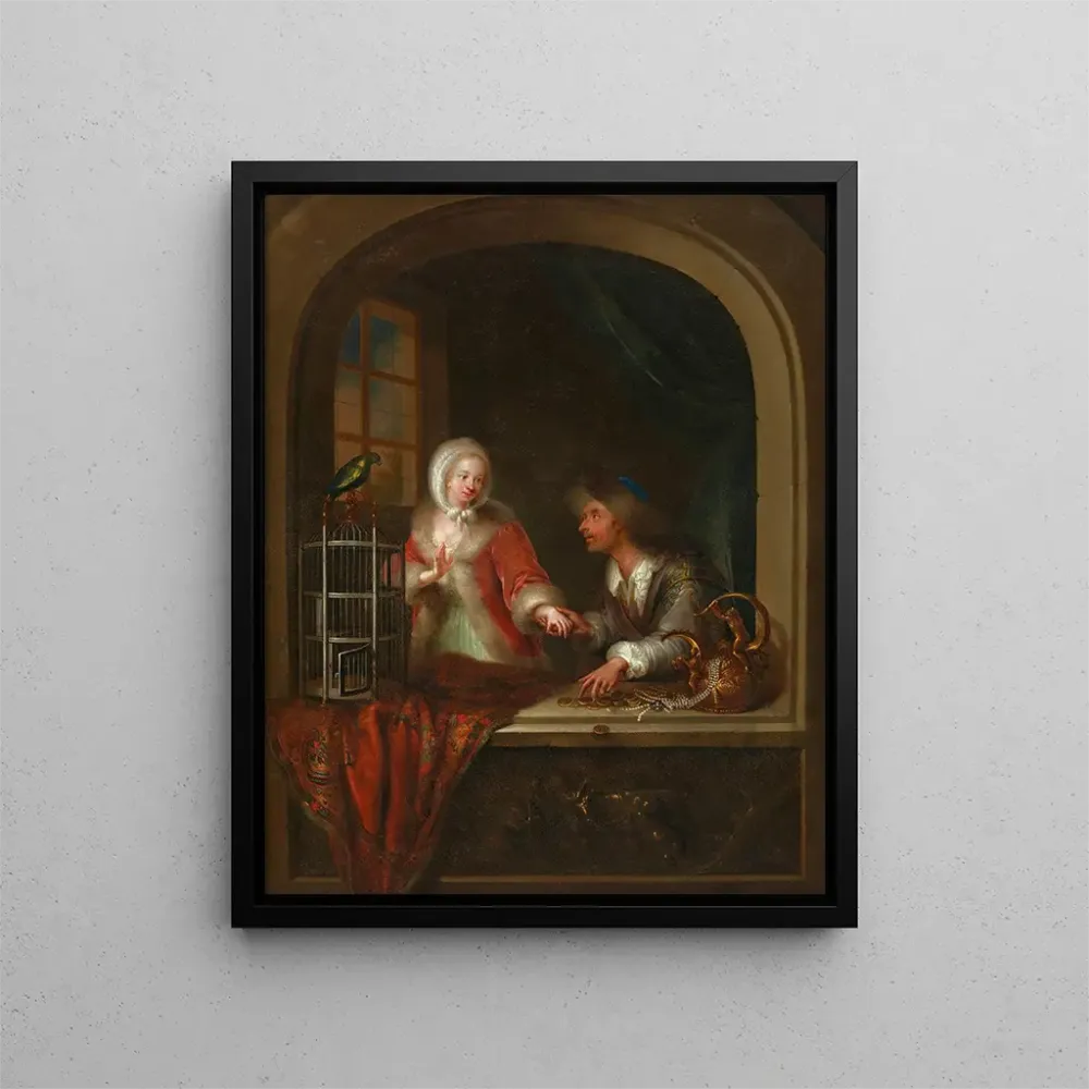 Maalaus Genre - Adam Johann Braun | Taidetuloste