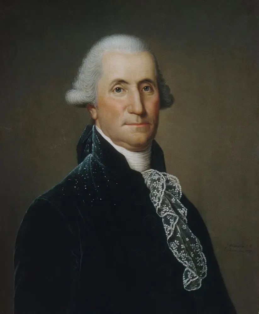 Maalaus George Washington - Adolph Ulrich Wertmüller