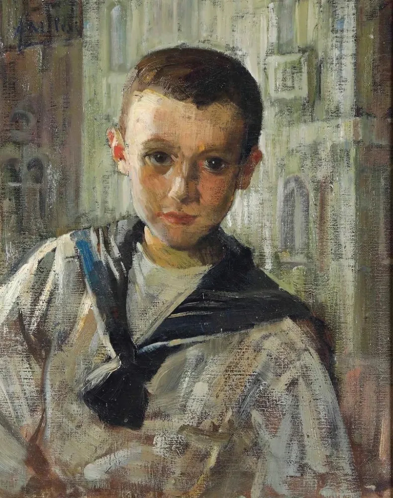 Maalaus Giorgio, Angelo Balbin pojan - Alessandro Milesi | Taidetuloste