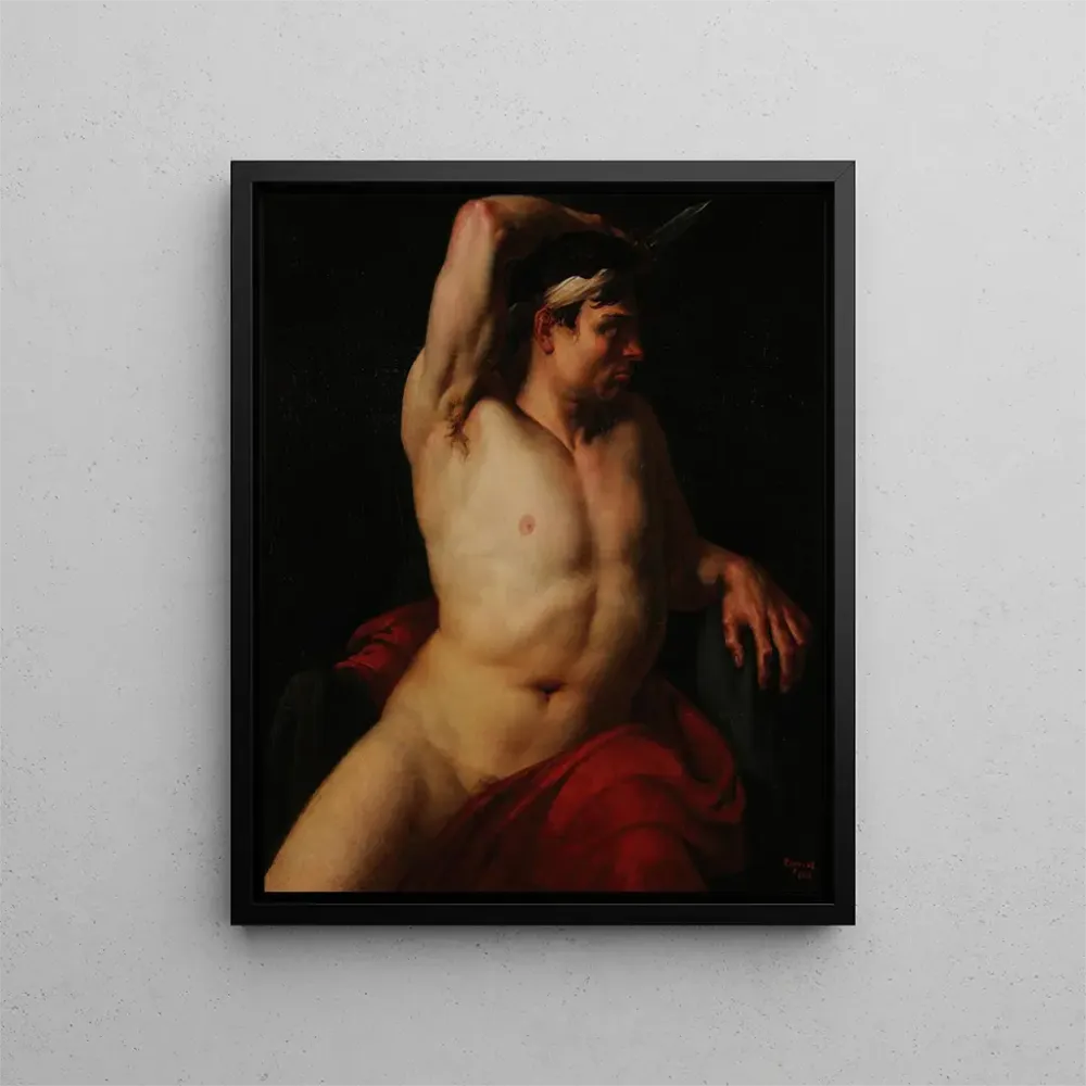 Maalaus Le Gladiateur - Amable-Louis-Claude Pagnest | Taidetuloste