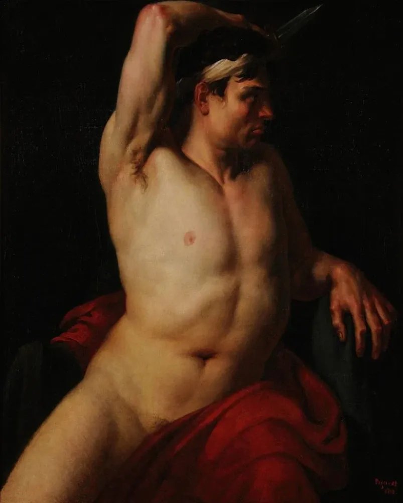 Maalaus Le Gladiateur - Amable-Louis-Claude Pagnest | Taidetuloste