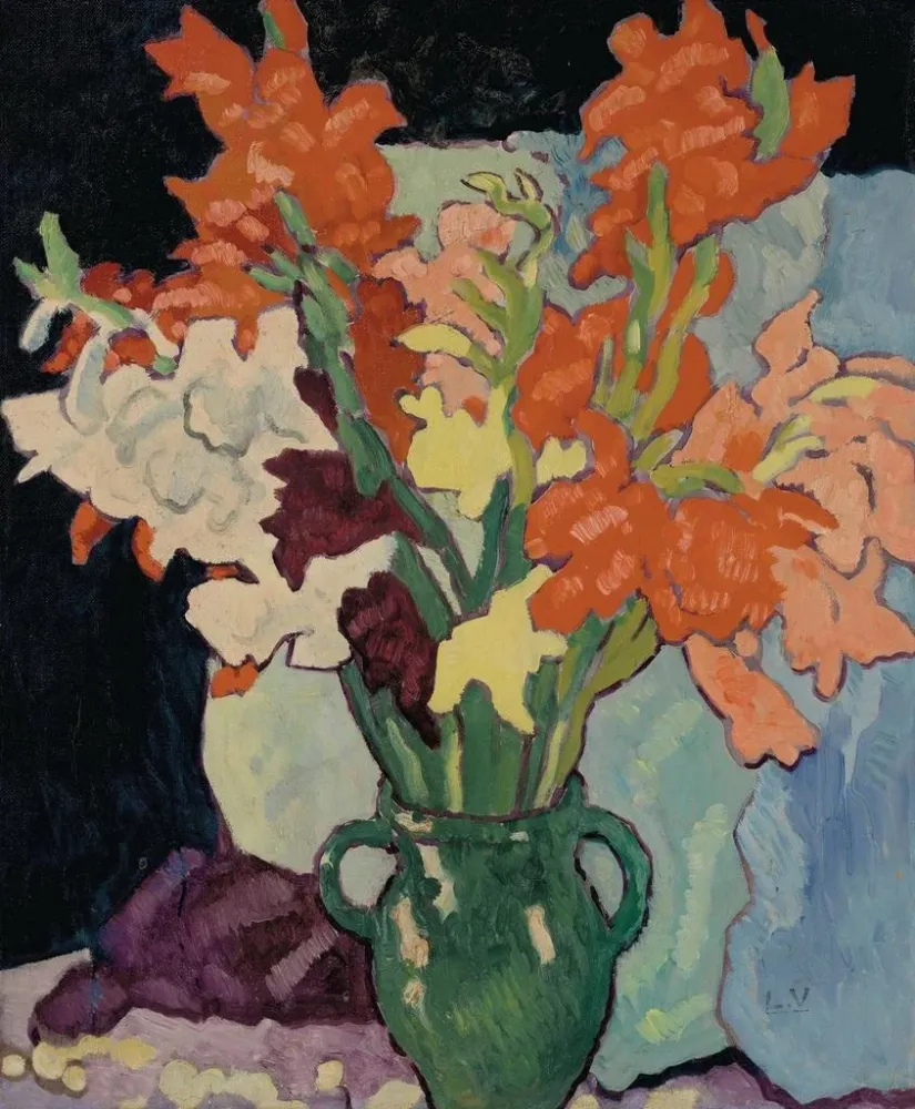 Maalaus Glaeuls, la cruche verte - Louis Valtat | Taidetuloste