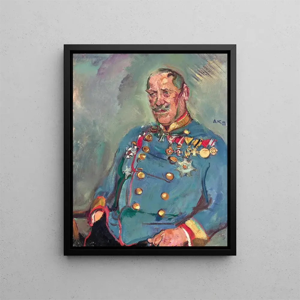 Maalaus Général Gottfried Seibt von Ringenhart - Anton Kolig | Taidetuloste