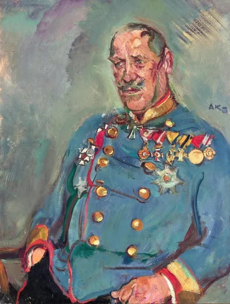 Maalaus Général Gottfried Seibt von Ringenhart - Anton Kolig | Taidetuloste