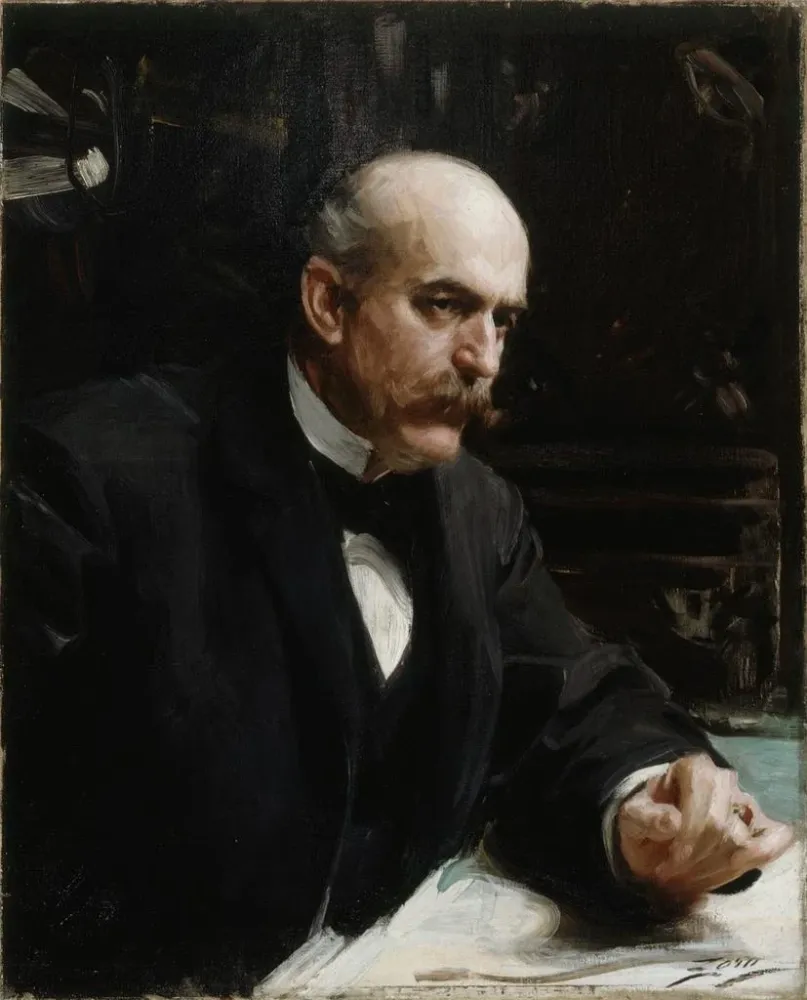 Maalaus Halsey Cooley Ives - Anders Zorn | Taidetuloste