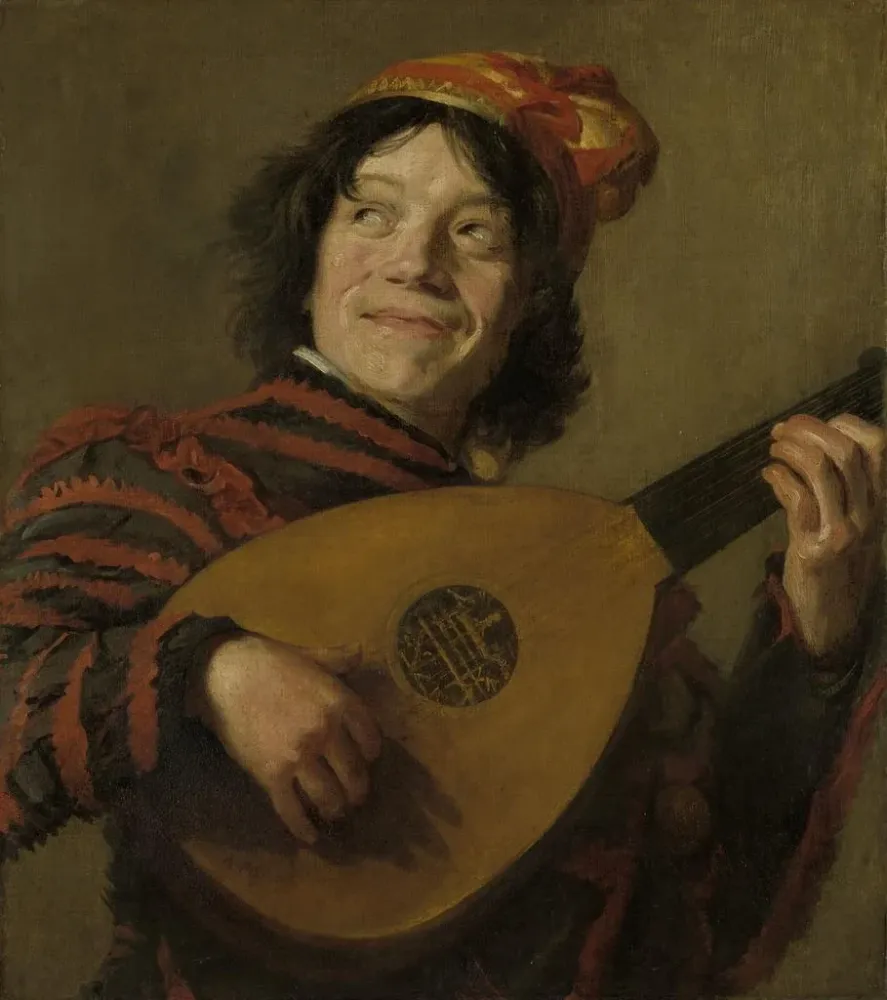 Maalaus Harpisti - Jälkeen Frans Hals | Taidetuloste