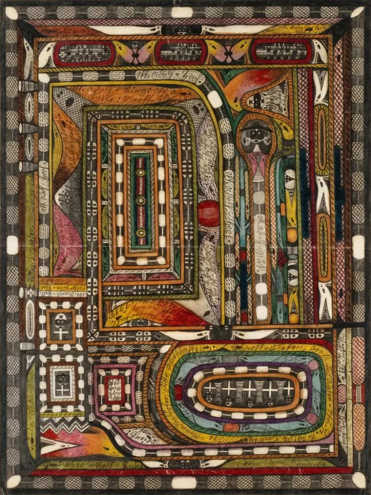 Maalaus HasliThal dans l'Oberland bernois - Adolf Wölfli | Taidetuloste