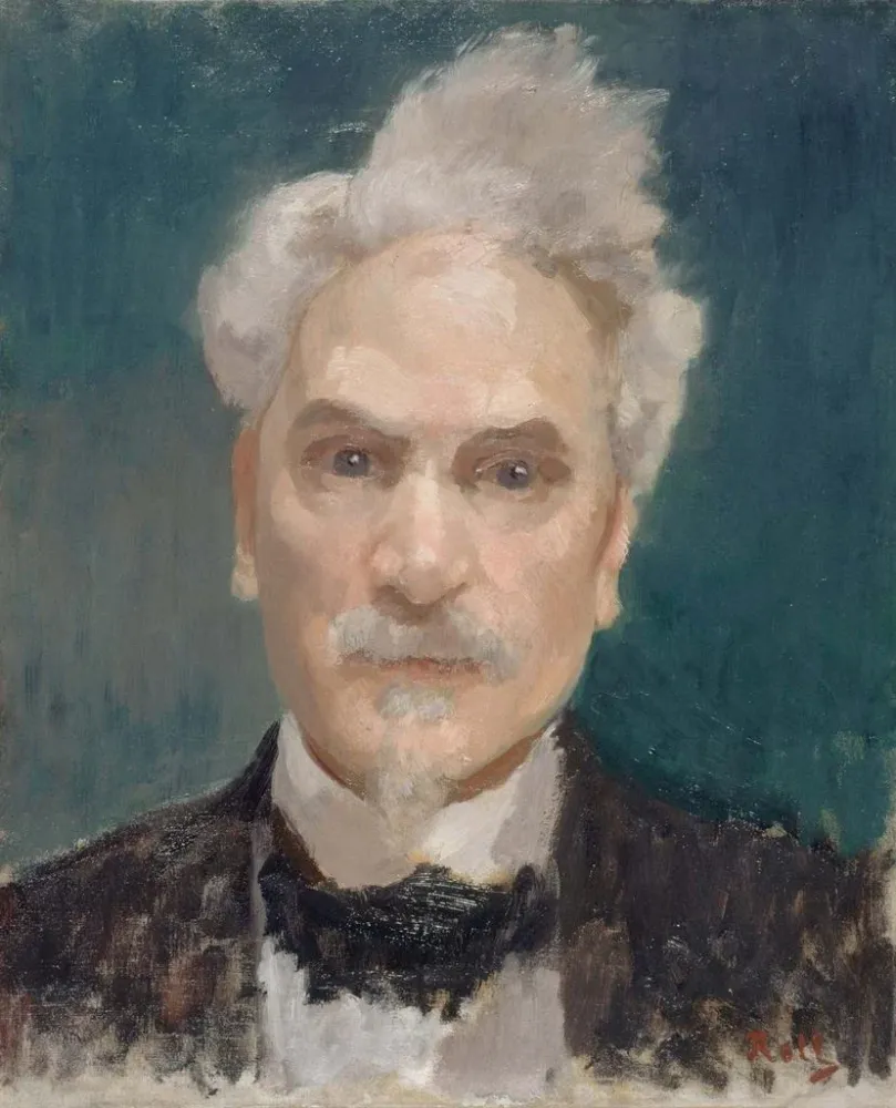 Maalaus Henri Rochefort Victor Henri marquis de Rochefort Luay 1831 1913, joka tunnetaan journalisteina, poliitikkona ja k...