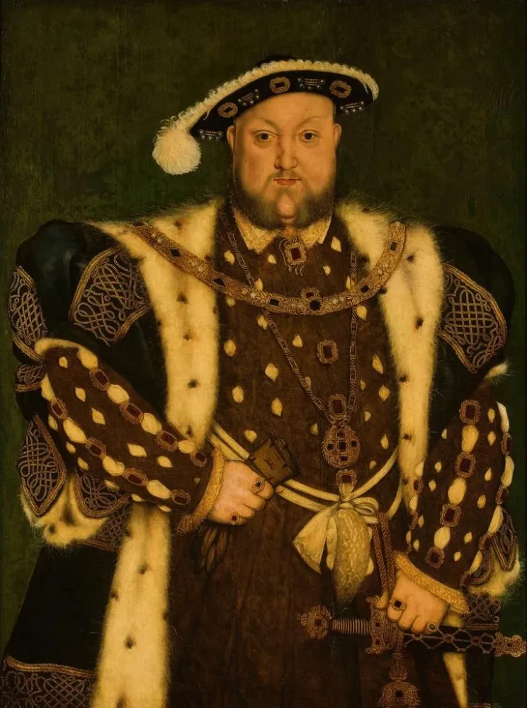 Maalaus Henri VIII:n, Englannin kuninkaan, muotokuva - Anonyymi | Taidetuloste