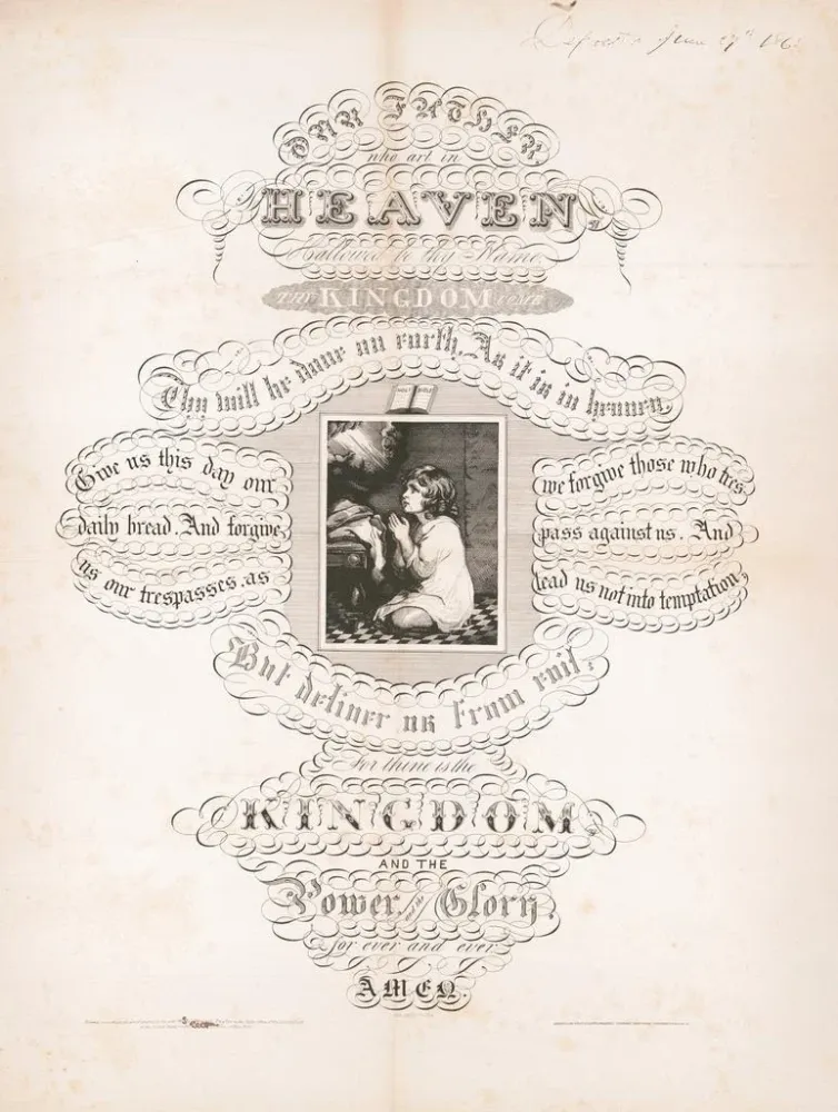 Maalaus Herran rukous - American Photo-Lithographic & Co.. | Taidetuloste