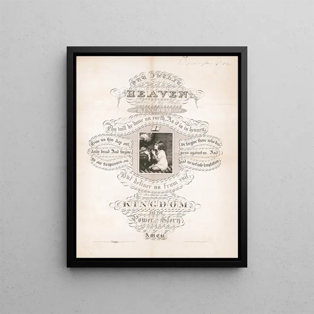 Maalaus Herran rukous - American Photo-Lithographic & Co.. | Taidetuloste