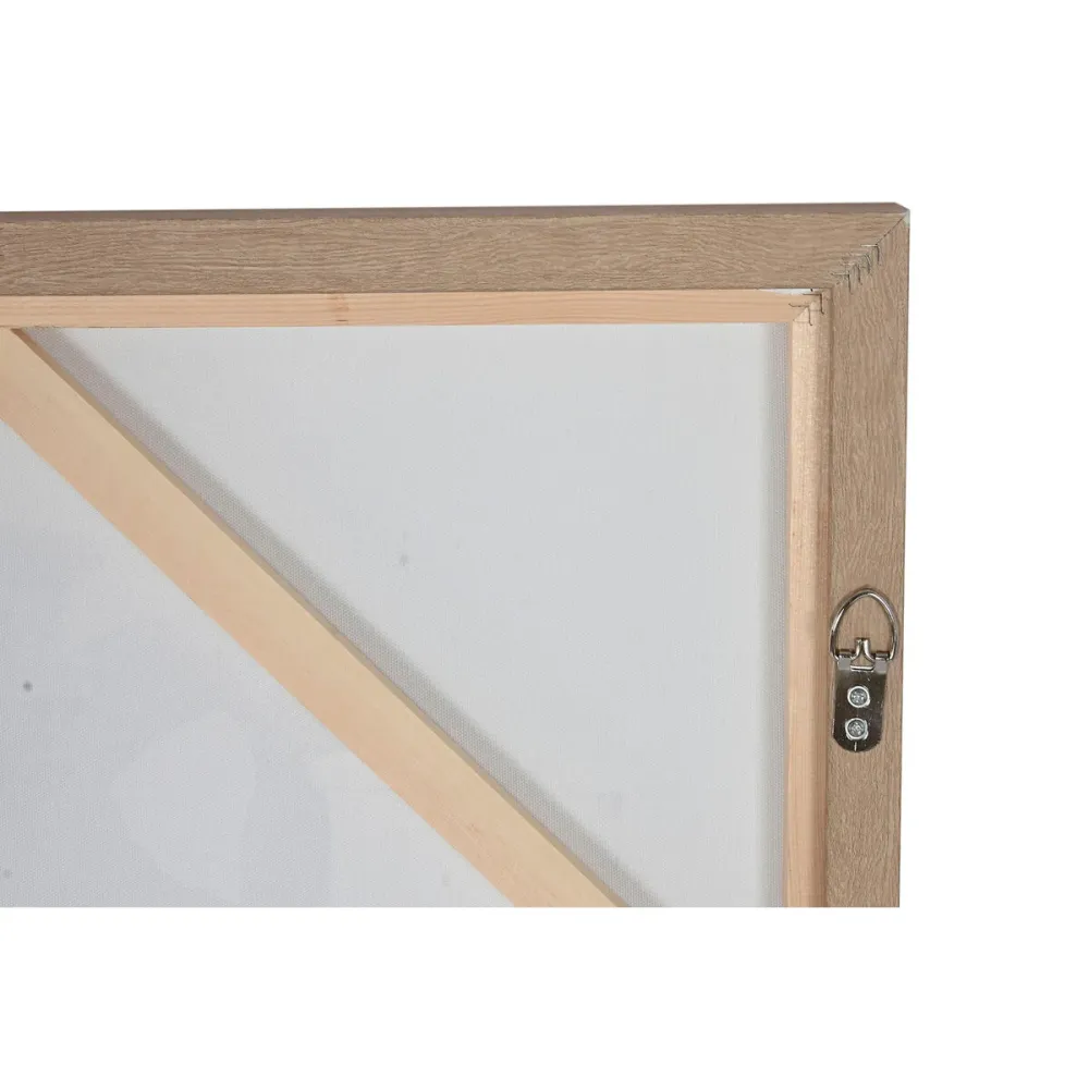 Maalaus Home ESPRIT Musta Harmaa Itämainen Maljakko 90 x 4 x 120 cm (2 osaa)