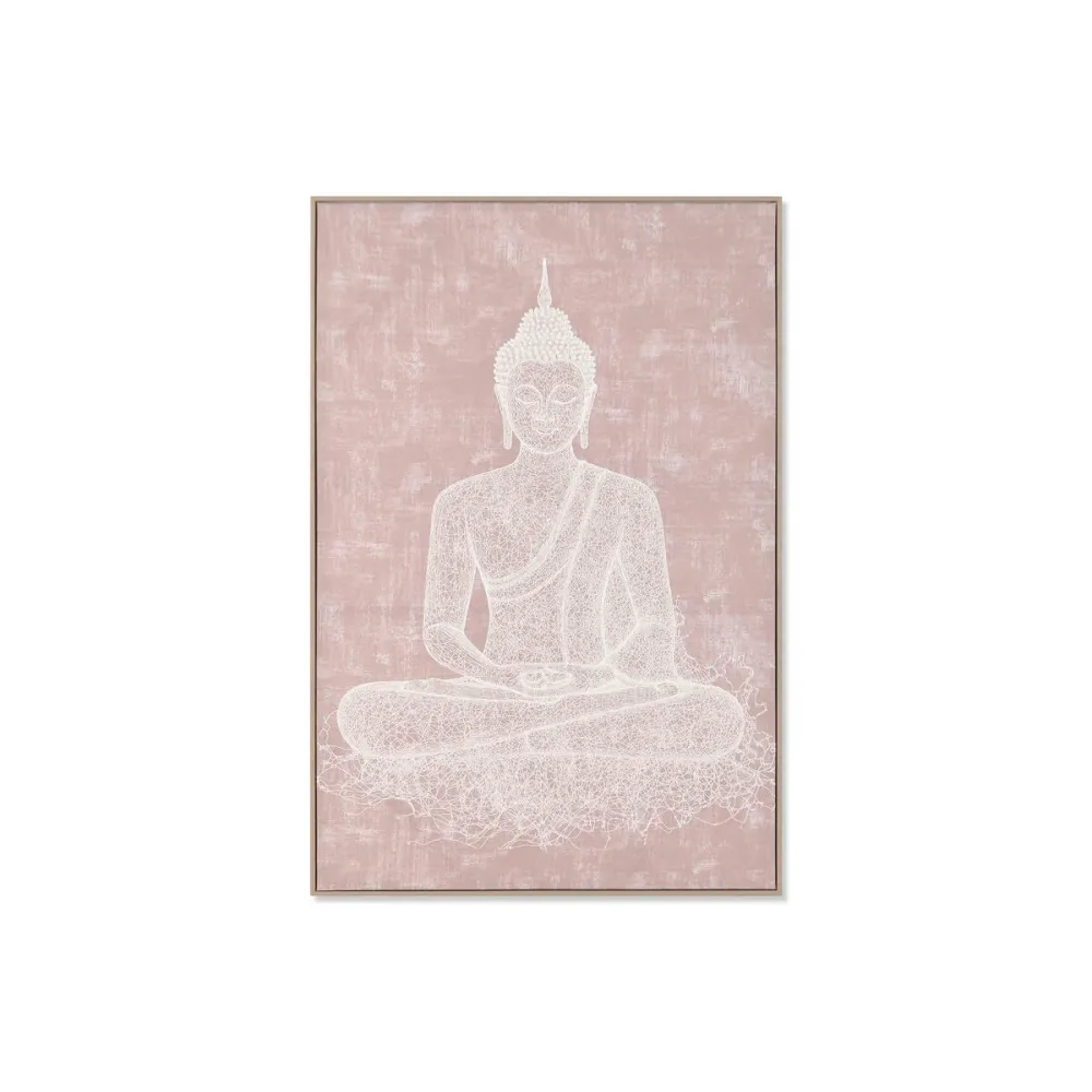 Maalaus Home ESPRIT Ruskea Buddha Itämainen 80 x 5 x 120 cm