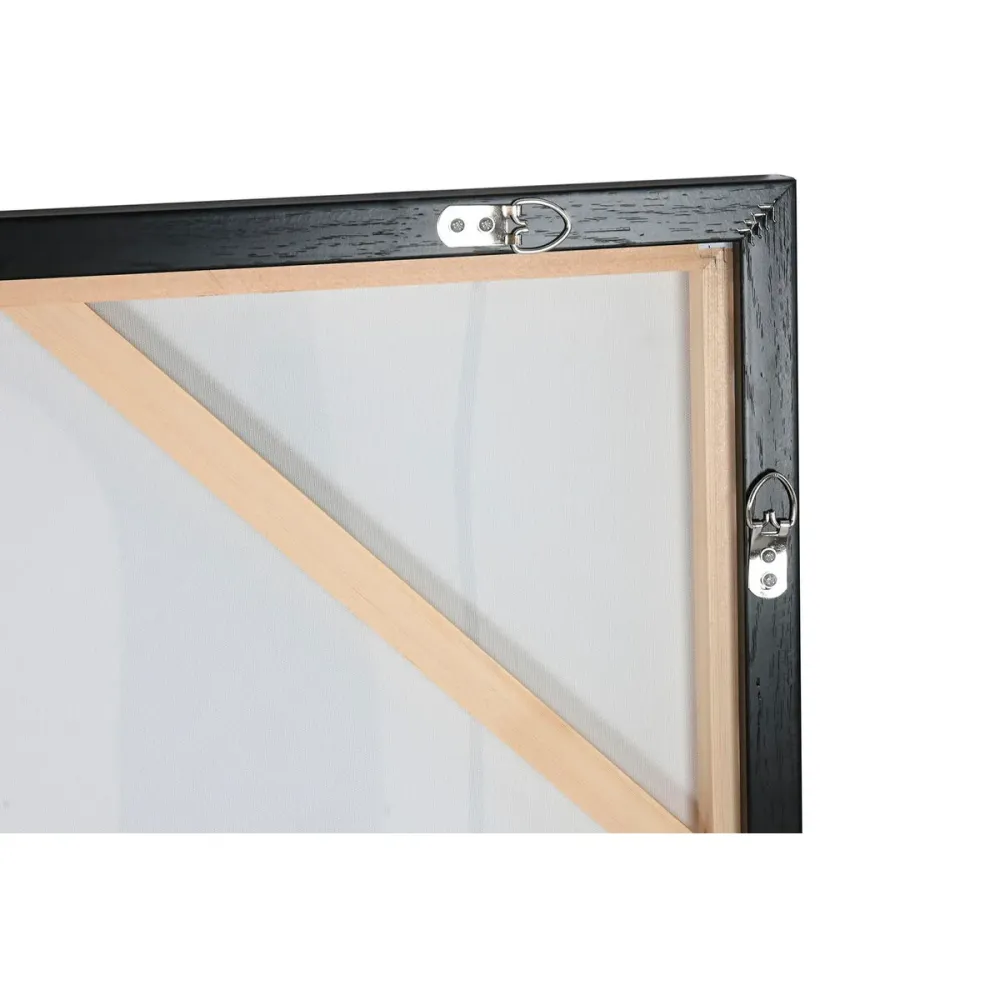Maalaus Home ESPRIT Ruskea Musta Abstrakti Kaupunki 90 x 4 x 120 cm (2 osaa)