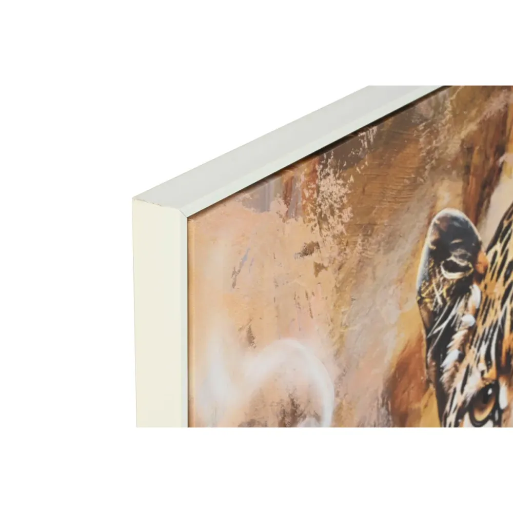 Maalaus Home ESPRIT Ruskea Musta Kullattu 103,5 x 3,5 x 103,5 cm (2 osaa)