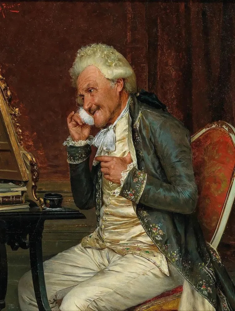 Maalaus La houppette - Arturo Ricci | Taidetuloste