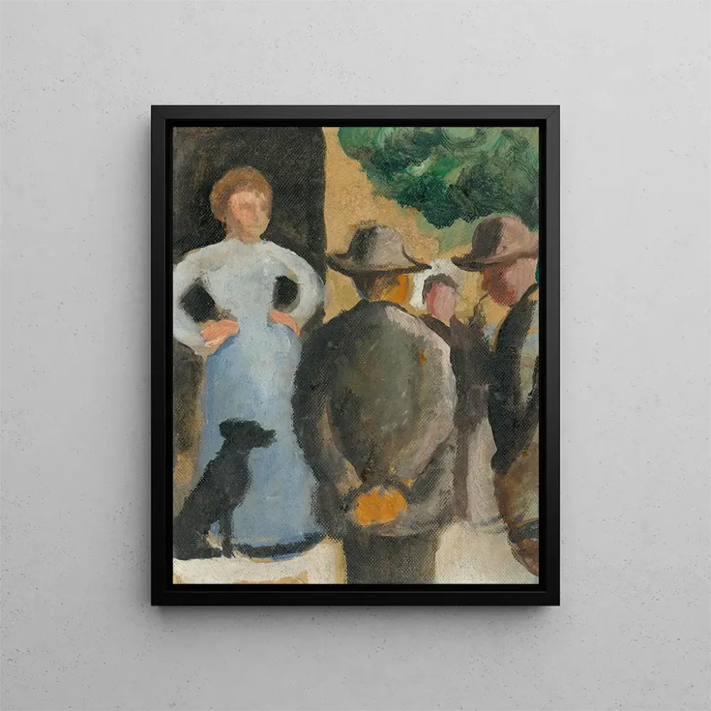 Maalaus Ihmiset kadulla - August Macke | Taidetuloste