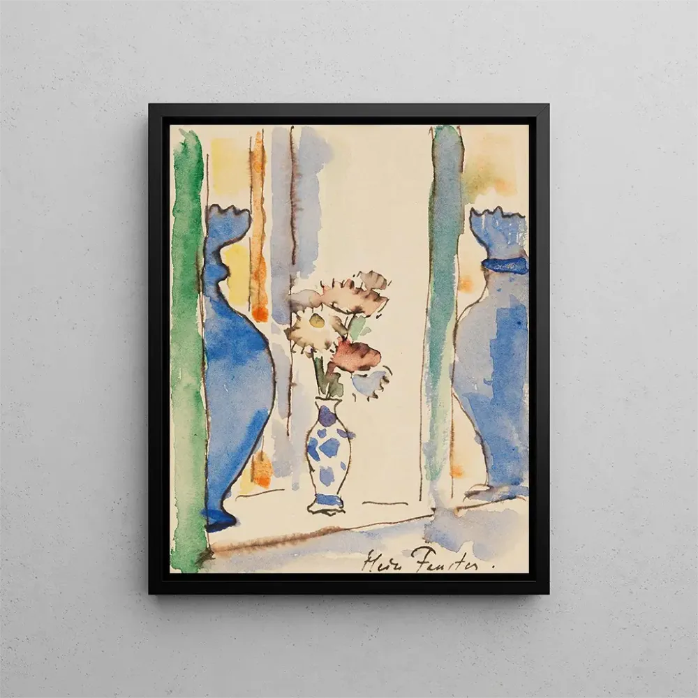 Maalaus Ikkuna - Alexej von Jawlensky | Taidetuloste