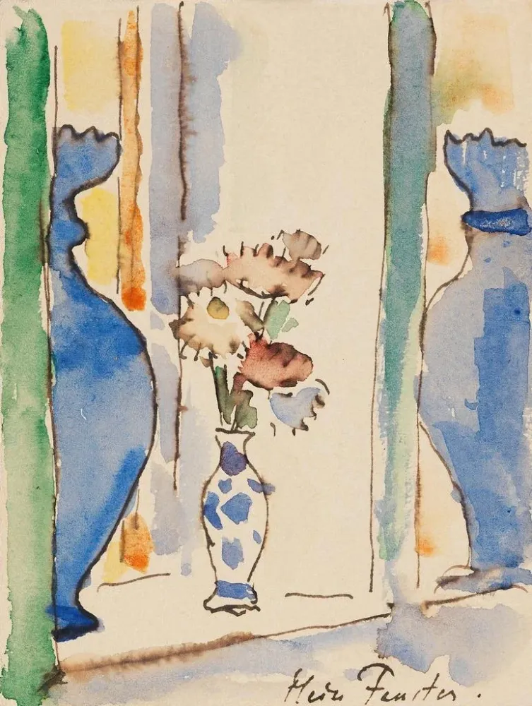 Maalaus Ikkuna - Alexej von Jawlensky | Taidetuloste