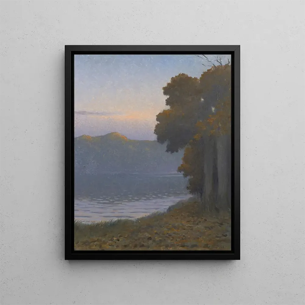Maalaus Ilta järvellä - Alphonse Osbert | Taidetuloste