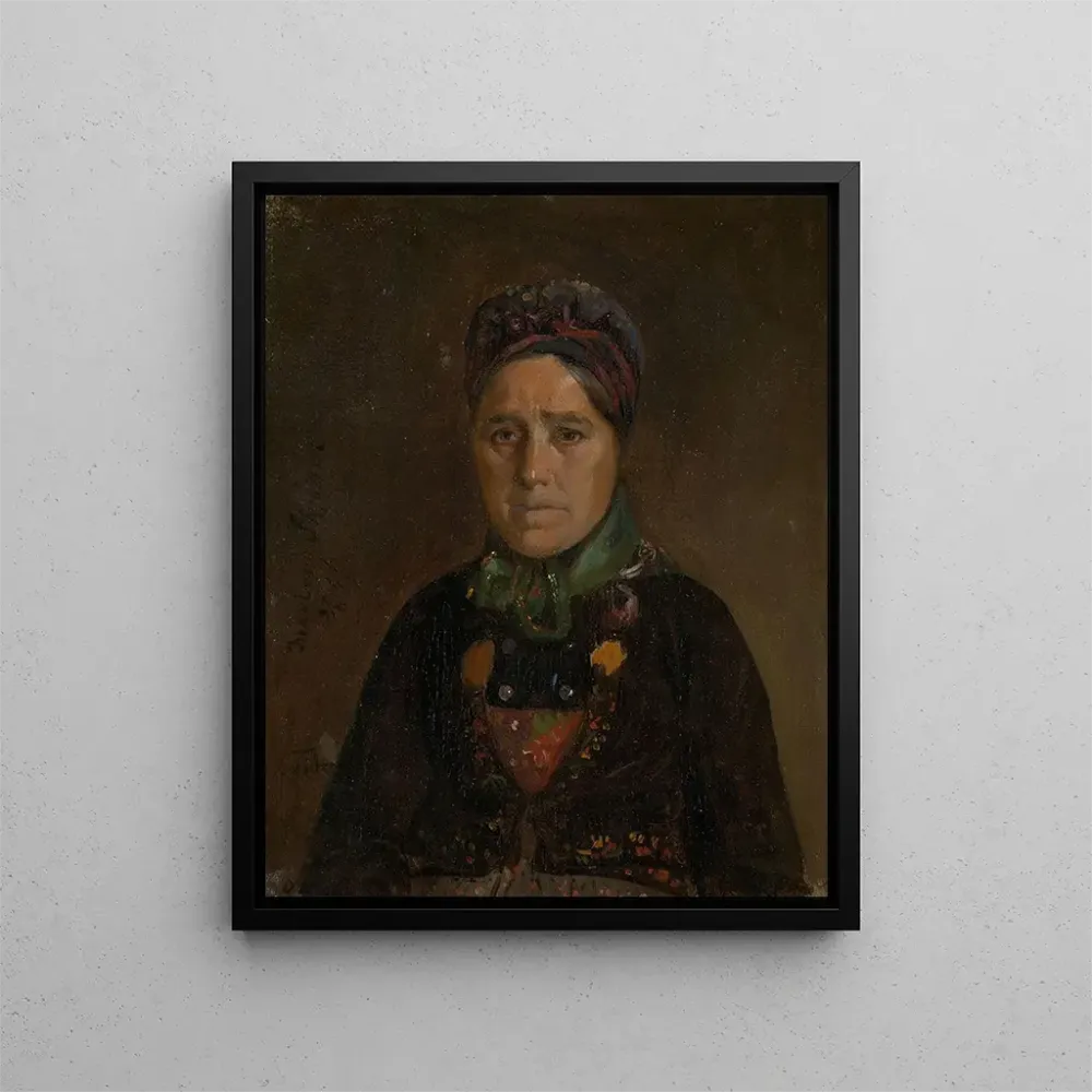 Maalaus Ingeborg Skjønne de Numedal - Adolph Tidemand - Taidetuloste