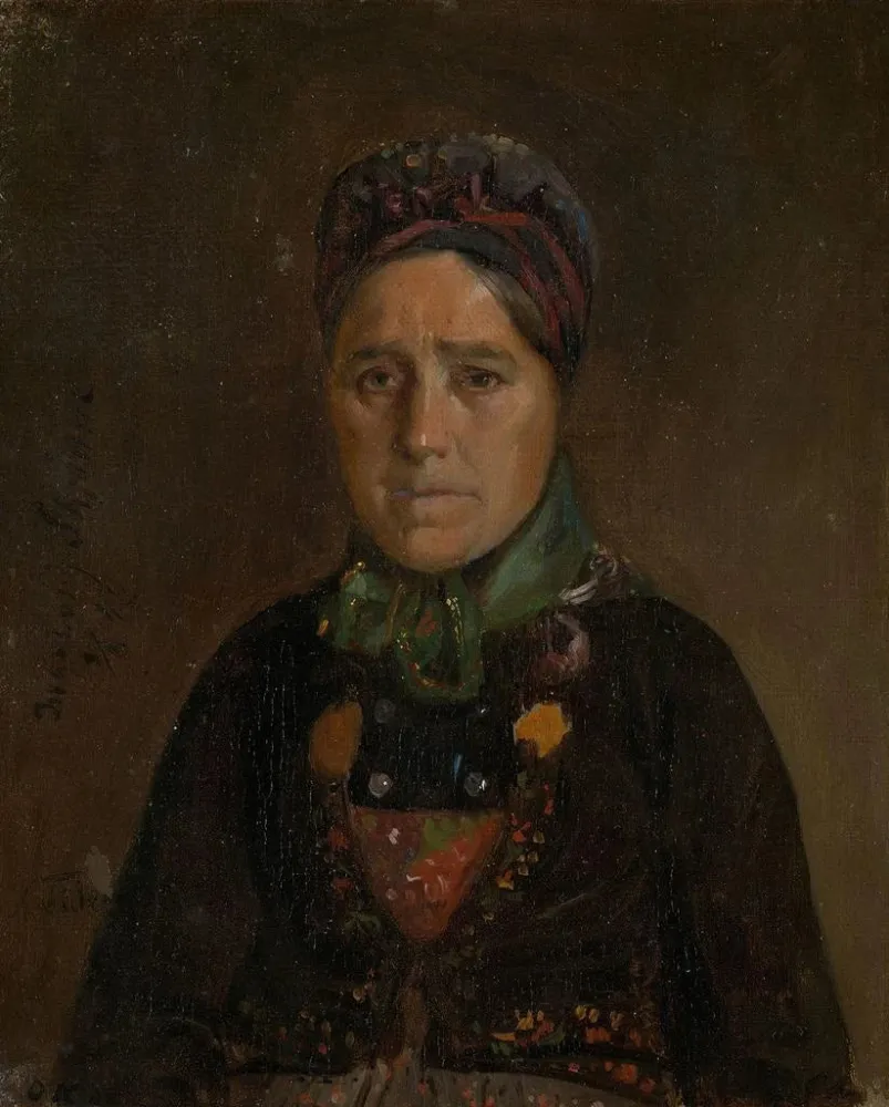Maalaus Ingeborg Skjønne de Numedal - Adolph Tidemand - Taidetuloste