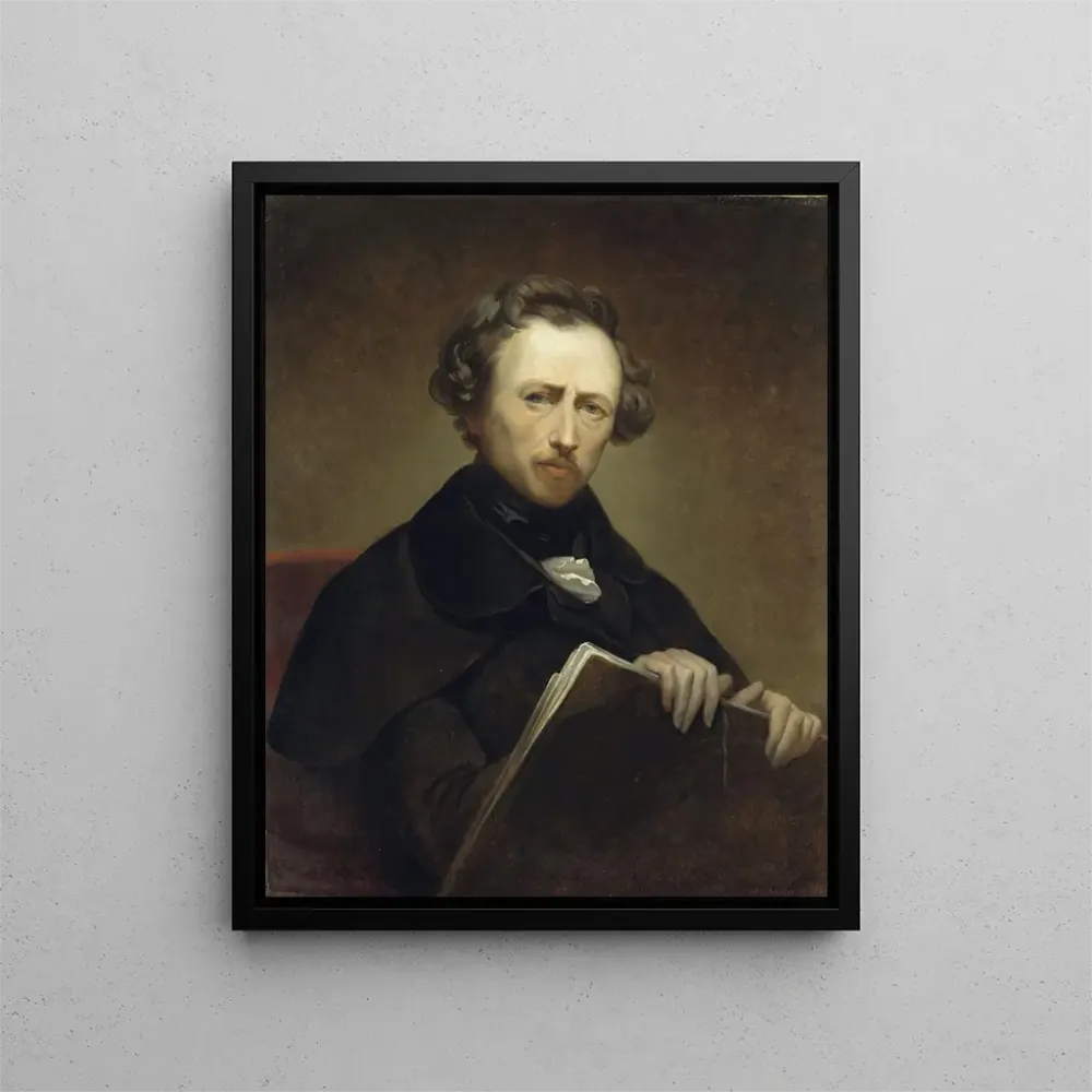 Maalaus Itsekuvaus 43-vuotiaana - Ary Scheffer | Taidetuloste