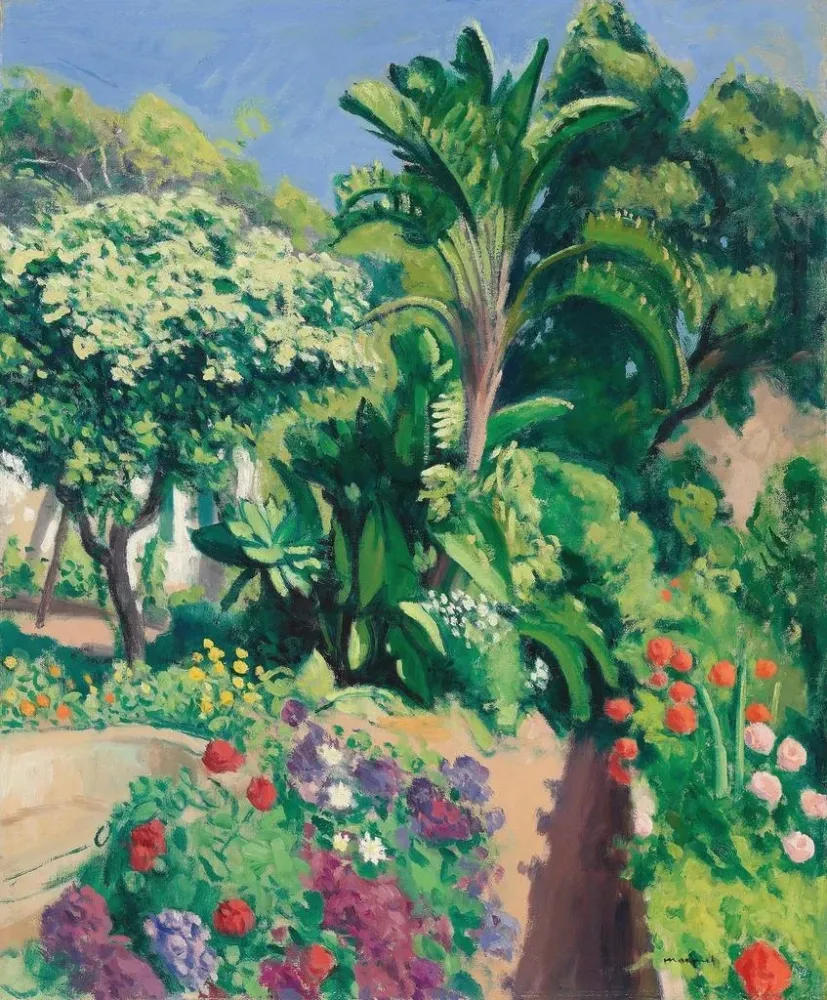 Maalaus Le Jardin fleuri - Albert Marquet | Taidetuloste