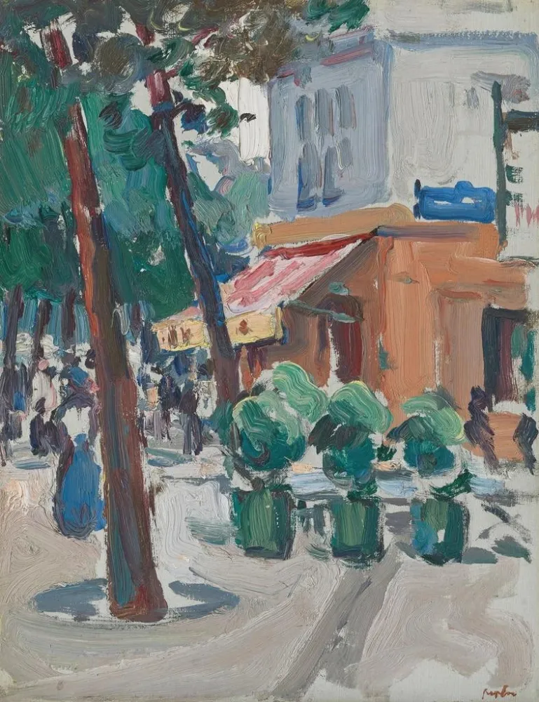 Maalaus Jardins de Luxembourg à Paris - Samuel John Peploe | Taidetuloste