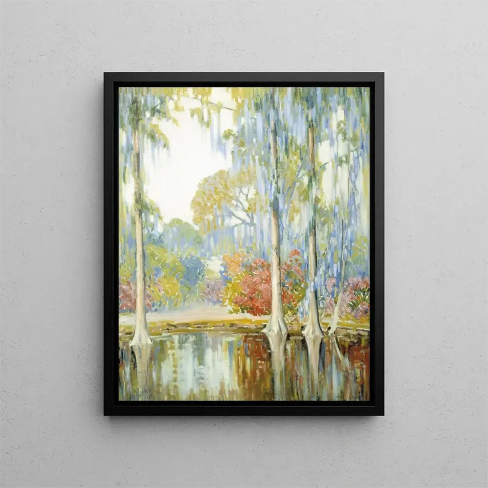 Maalaus Jardins de Magnolia - Alfred Hutty | Taidetuloste