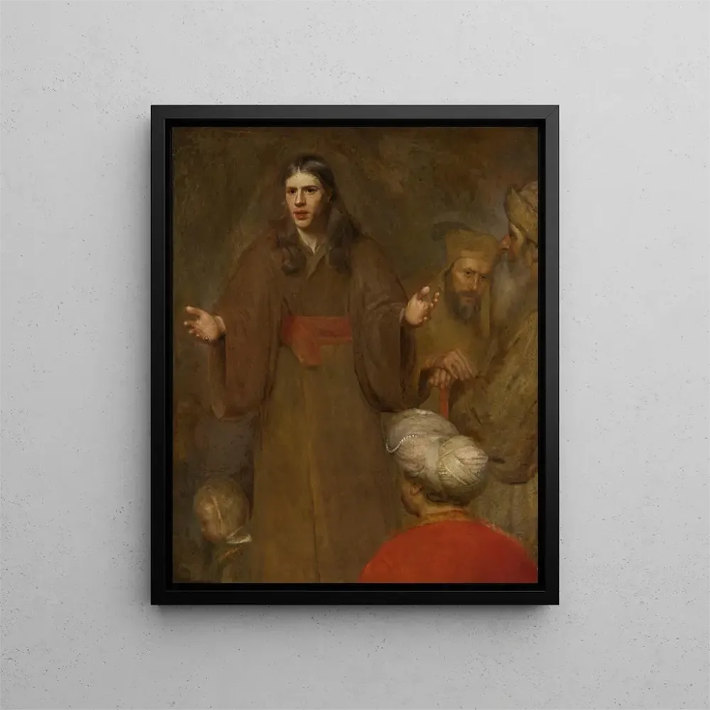 Maalaus Jeesus siunaa lapsia - Aert de Gelder | Taidetuloste