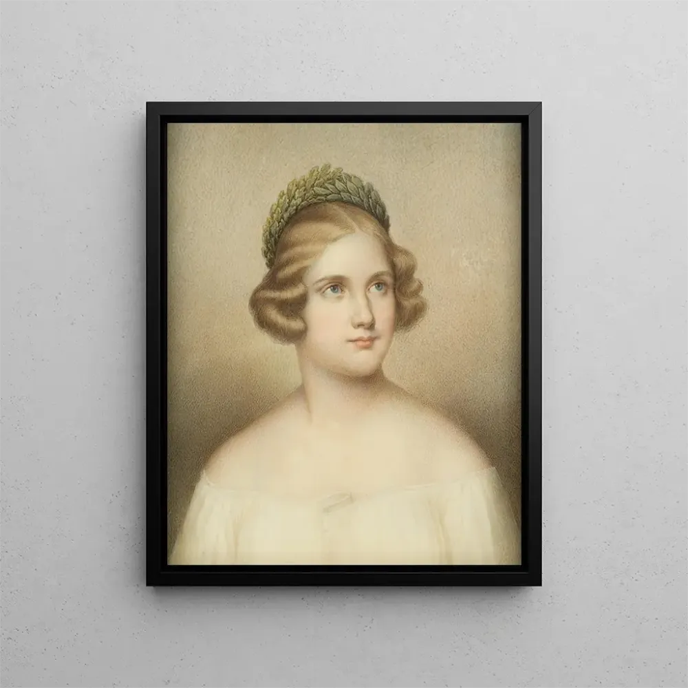 Maalaus Jenny Lind laulajatar 1820-1887 - Adolf Theer | Taidetuloste