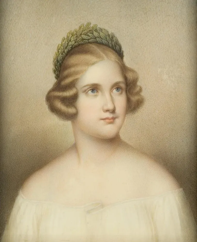 Maalaus Jenny Lind laulajatar 1820-1887 - Adolf Theer | Taidetuloste