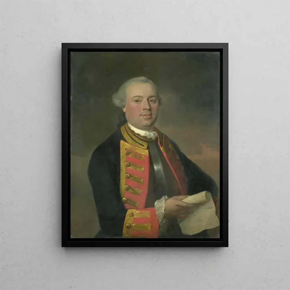Maalaus Johan Arnold Zoutman 1724-93 Vice-amiral - August Christian Hauck | Taidetuloste