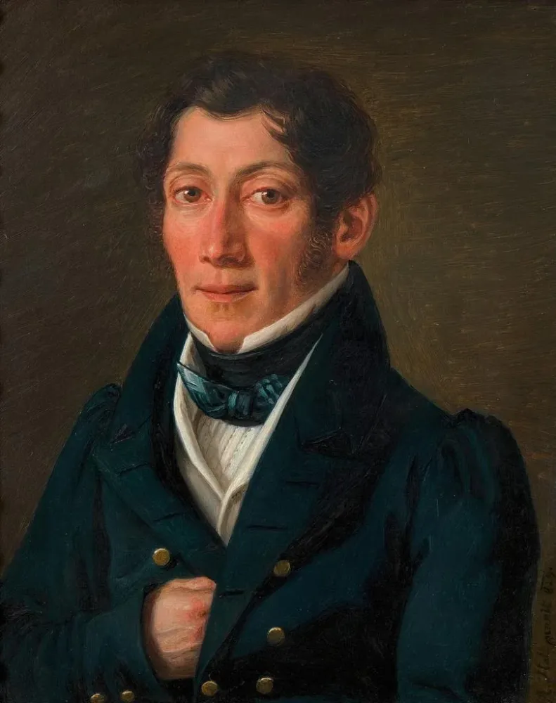 Maalaus Johann Sartory, teatterinjohtaja - Andreas Hall | Taidetuloste