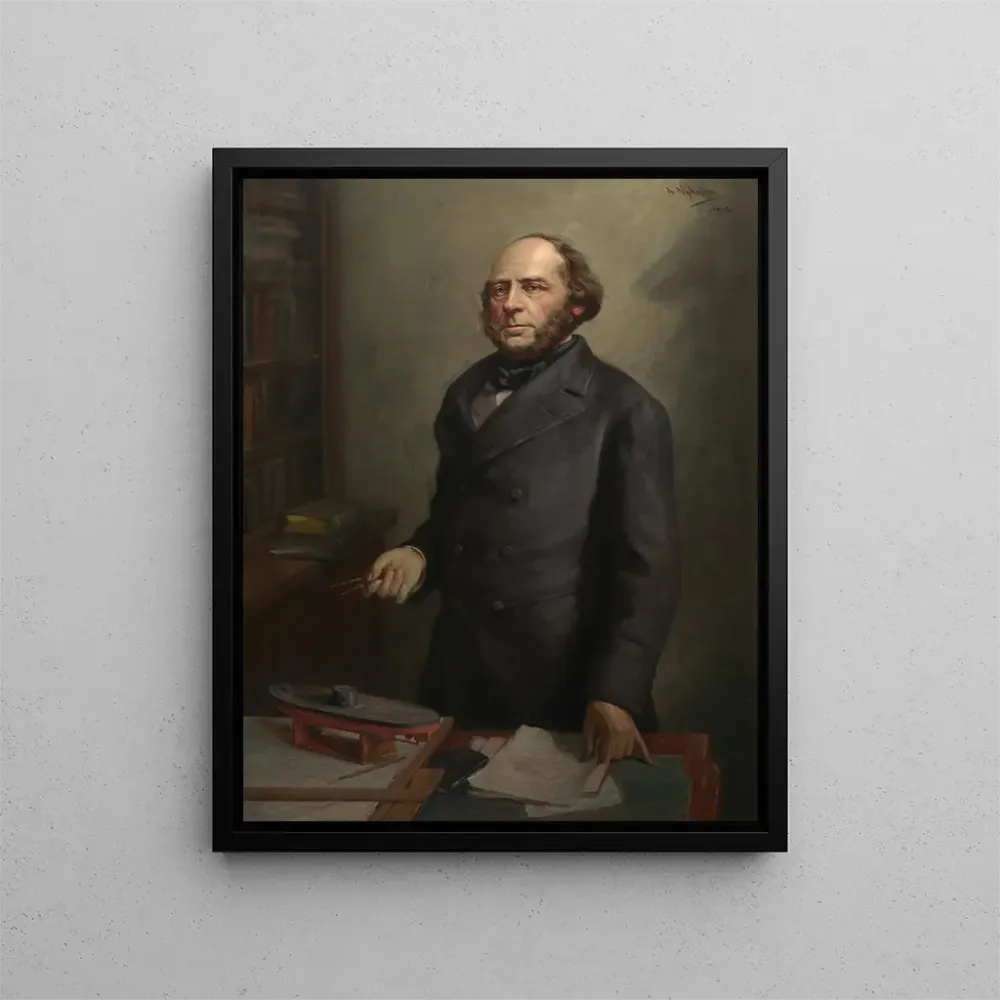 Maalaus John Ericsson - Arvid Frederick Nyholm | Taidetuloste
