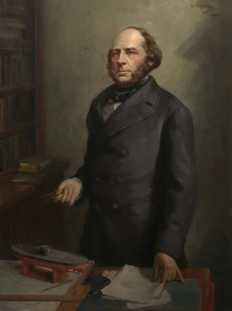 Maalaus John Ericsson - Arvid Frederick Nyholm | Taidetuloste