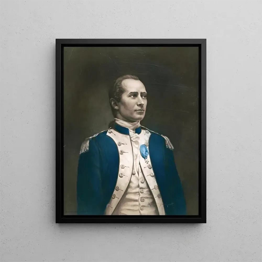 Maalaus John Paul Jones - Adriaan M. de Groot