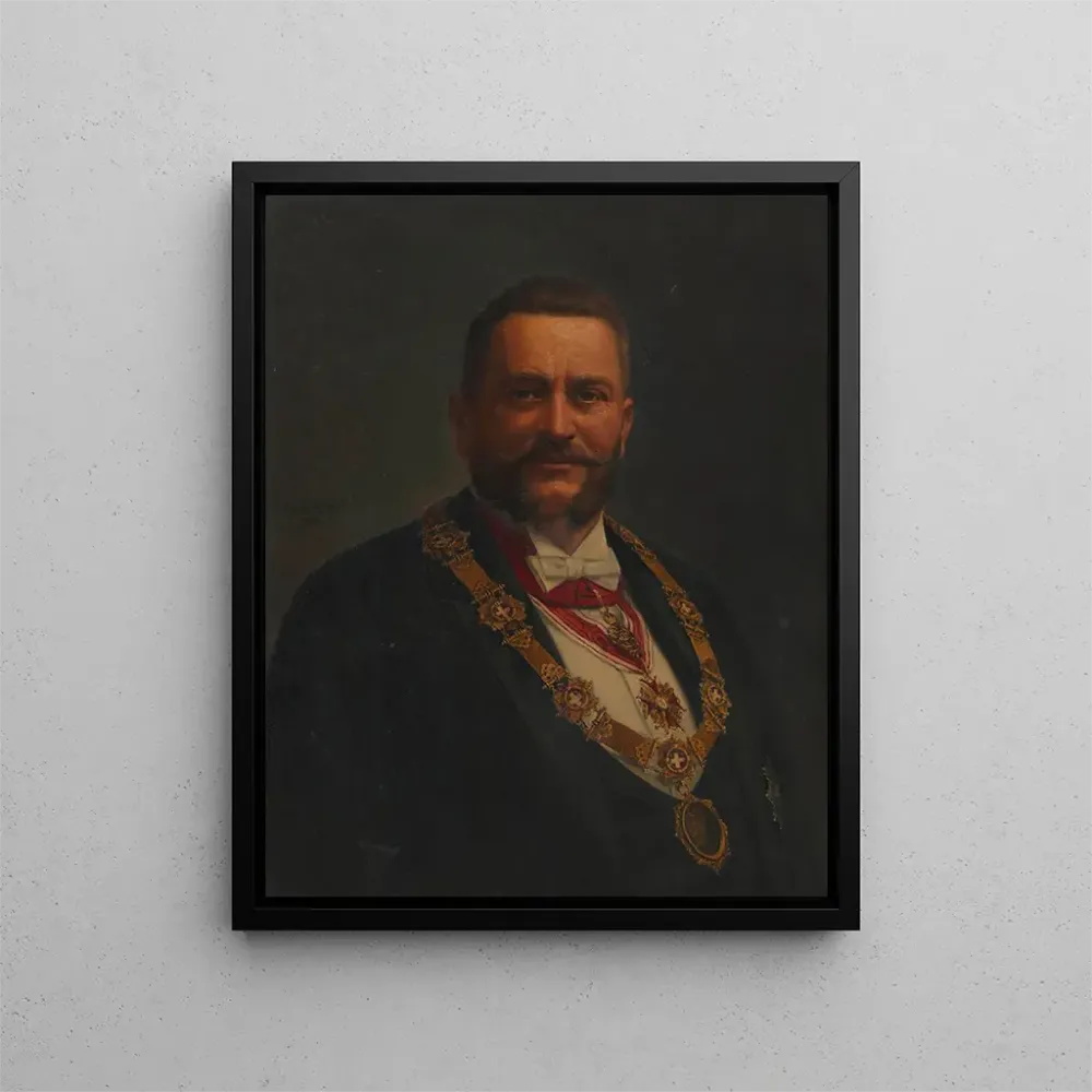 Maalaus Josef Strobach 1. Vizebürgermeister - Adolf Mayerhofer | Taidetuloste