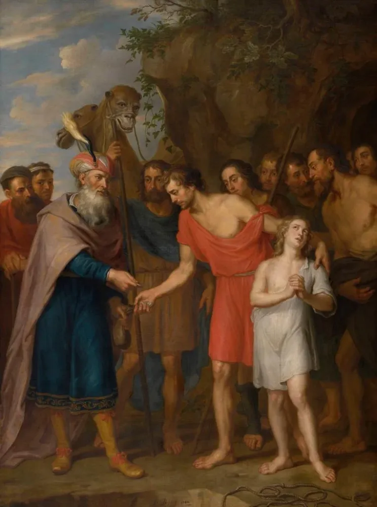 Maalaus Joseph myyty veljilleen - Balthasar Beschey | Taidetuloste