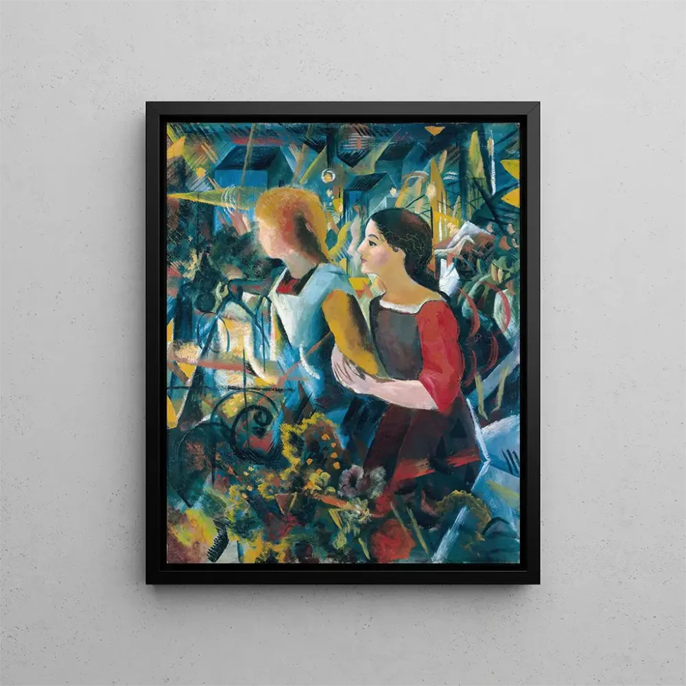 Maalaus Kaksi tyttöä - August Macke