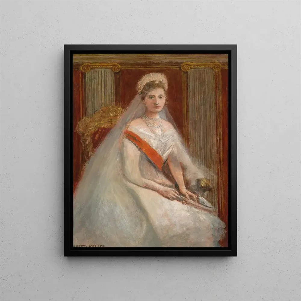 Maalaus keisarinna Aleksandra Fjodorovnan muotokuvasta - Albert von Keller | Taidetuloste